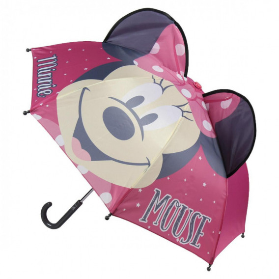 Розов чадър за момче MICKEY с пластмасови накрайници Minnie Mouse 81780 