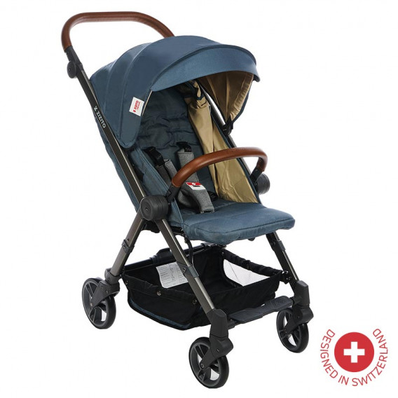 Детска количка BIANCHI с швейцарска конструкция и дизайн, синя ZIZITO 81880 