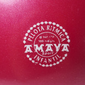 Топка за художествена гимнастика в черешов цвят Amaya 81921 4
