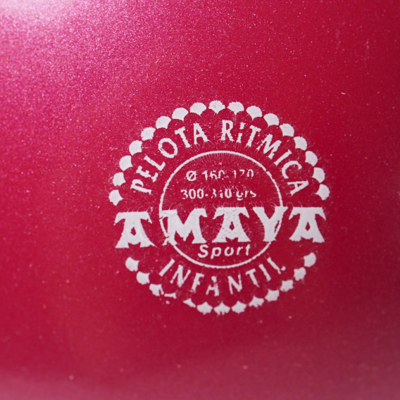 Топка за художествена гимнастика в черешов цвят Amaya 81921 4