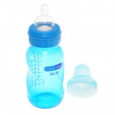 Полипропиленова бебешка цветна бутилка 330 мл., синя BebeDue 82425 3