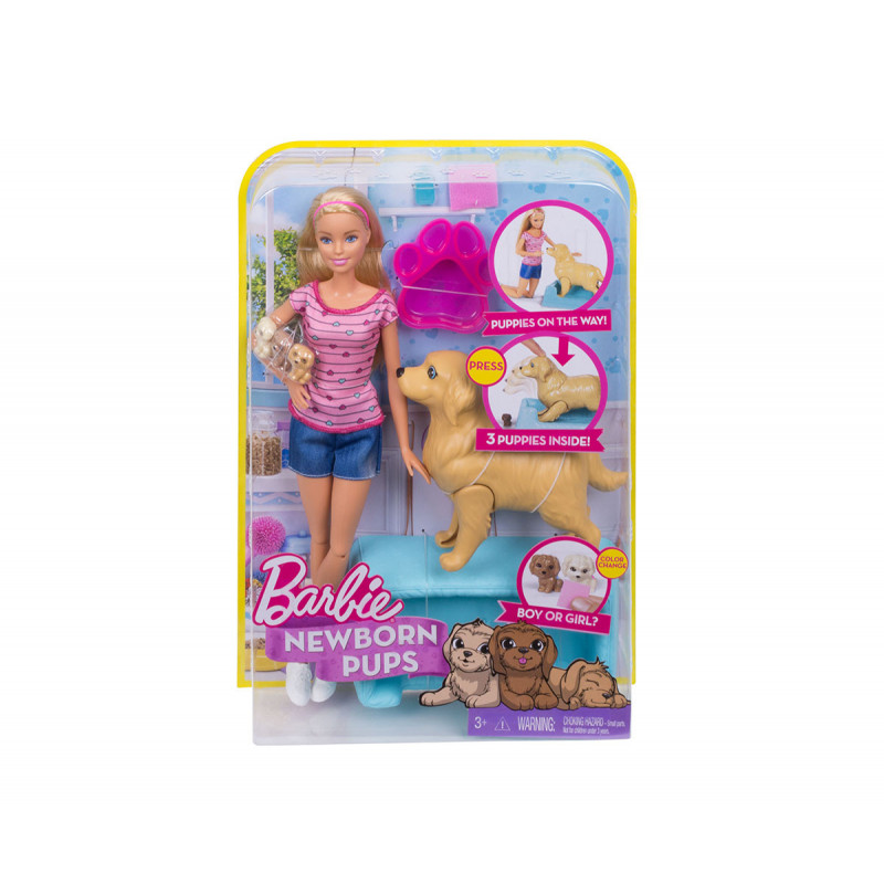 Кукла - комплект за игра с кученца  8273