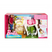 Кукла - интерактивен кон с движения и звуци Barbie 8276 