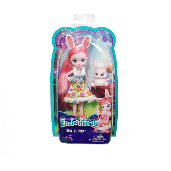 Енчантималс - кукла брий бъни и зайчето туист Mattel 8295 