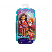 Енчантималс - кукла фелисити фокс и лисичката флик Mattel 8296 