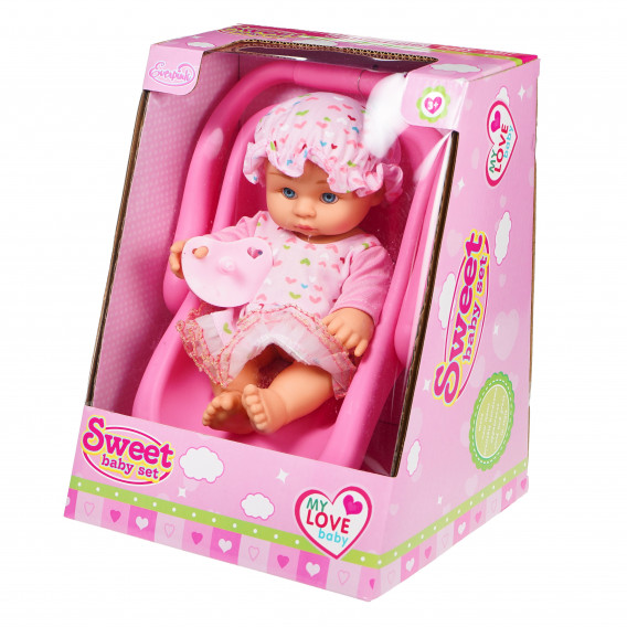 Кукла бебе с кошничка Dino Toys 83271 