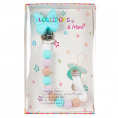 Клипс за биберон, Lollipops and more със синя пеперуда Lollipops &More 83330 2