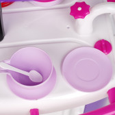 Кухненски сет- 78 см със странични масички, лилав Mochtoys 83587 5