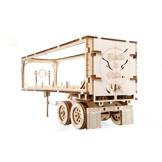 3D Механичен пъзел ремарке за камион Heavy Boy Ugears 84181 8