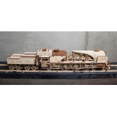 3D Механичен пъзел Влак V-Express Ugears 84295 39