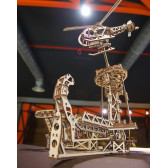 3D Механичен пъзел Авиатор Ugears 84357 37
