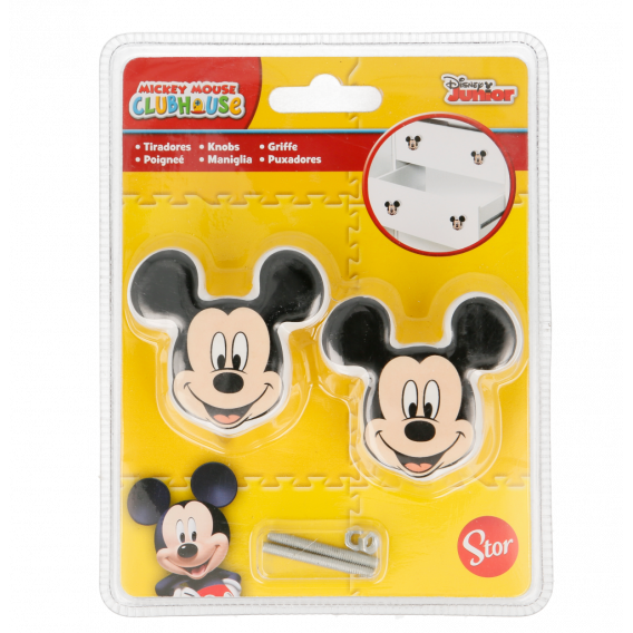 Мебелна дръжка във формата на Мики Маус, 2 броя Mickey Mouse 8577 