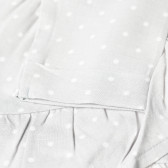 Бебешка рокля с дълъг ръкав на бели точици Benetton 87755 4