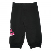Спортни панталони с дължина  7/8 за момиче с розово лого на марката Adidas 88097 2