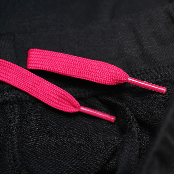 Спортни панталони с дължина  7/8 за момиче с розово лого на марката Adidas 88099 4