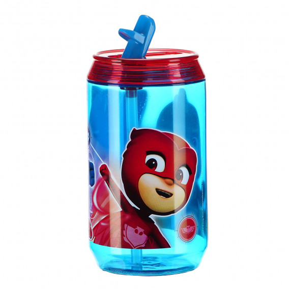 Пластмасова бутилка във формата на кен сода с картинка, Little Heroes, 410 мл PJ Masks 88265 5