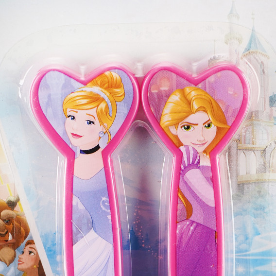 Прибори за хранене с картинка Принцеси, 2 бр., розови Disney Princess 88279 3