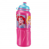 Пластмасова спортна бутилка с картинка, Friendship, 530 мл Disney Princess 88280 2