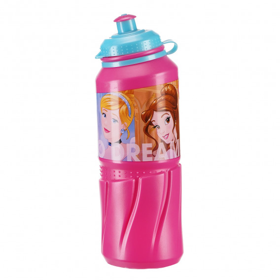 Пластмасова спортна бутилка с картинка, Friendship, 530 мл Disney Princess 88281 3