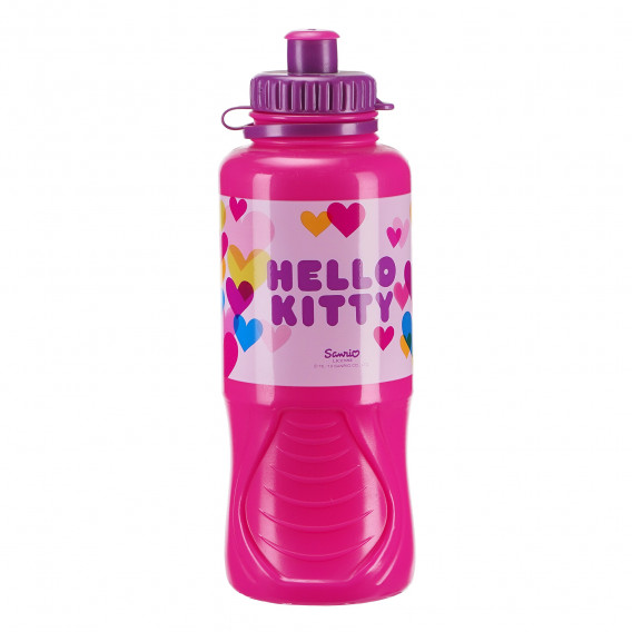 Пластмасова спортна бутилка с картинка, Kitty, 400 мл Hello Kitty 88296 2