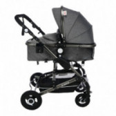 Комбинирана детска количка FONTANA с швейцарска конструкция и дизайн 2 в 1, сива ZIZITO 88408 7
