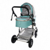 Комбинирана детска количка FONTANA с швейцарска конструкция и дизайн 2 в 1, синя ZIZITO 88426 2