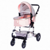 Комбинирана детска количка FONTANA с швейцарска конструкция и дизайн 2 в 1, розова ZIZITO 88462 7