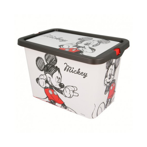 Кутия за съхранение с щракване за защита с картинка "mickey fancy" Stor 8867 