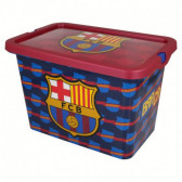 Кутия за съхранение с щракване за защита, FC Barcelona, 7 литра Stor 8873 
