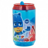 Пластмасова бутилка във формата на кен сода с картинка, Little Heroes, 410 мл PJ Masks 8922 