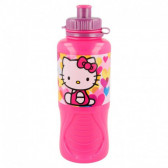 Пластмасова спортна бутилка с картинка, Kitty, 400 мл Hello Kitty 8938 