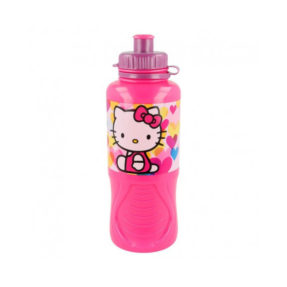 Пластмасова спортна бутилка с картинка, Kitty, 400 мл Hello Kitty 8938 
