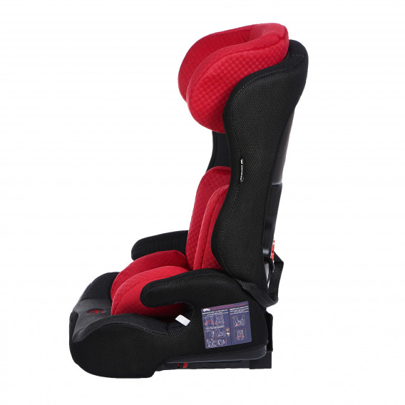 Стол за кола Solero Isofix Red and Black 9-36 кг., черно червен Lorelli 89382 3