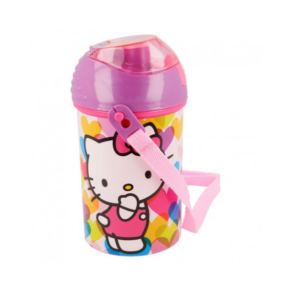 Пластмасова бутилка с картинка, Kitty, 450 мл Hello Kitty 8939 