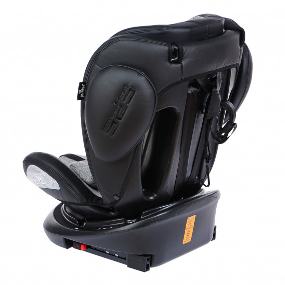стол за кола с регулиране на облегалката AVIATOR SPS Isofix Black&amp;Light GREY унисекс Lorelli 89588 5