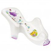 пластмасова подложка за къпане HIPPO - Бяла унисекс Lorelli 89698 