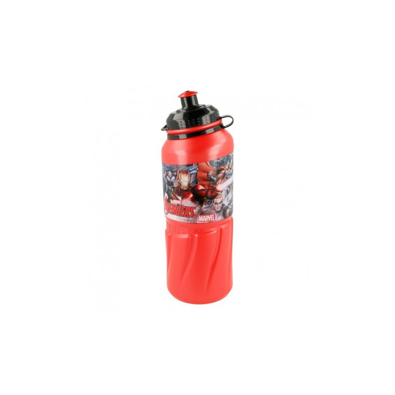 Пластмасова спортна бутилка с картинка, Heroes, 530 мл  8991