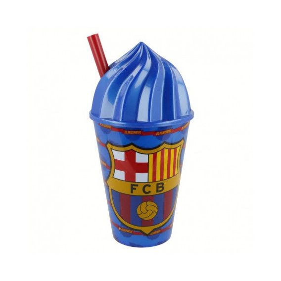 Чаша с логото на fc barcelona с капаче тип сладолед Stor 9058 