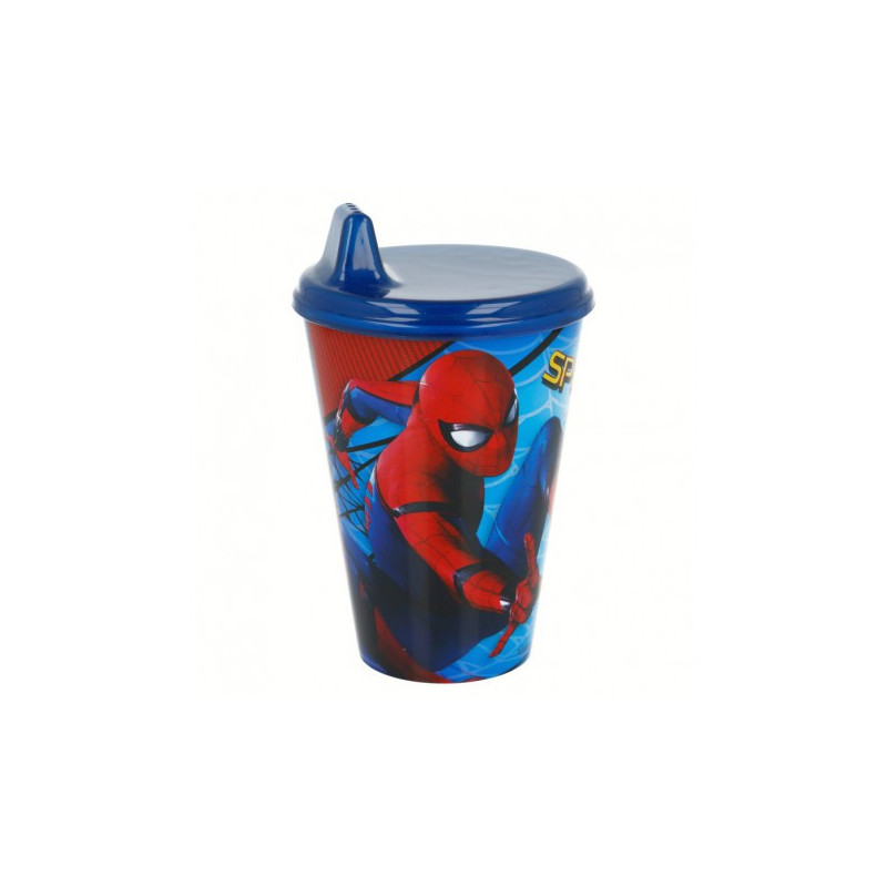 Чаша с картинка spiderman homecoming в синьо  9063