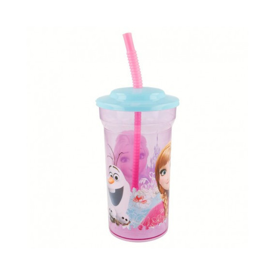 Чаша със сламка 460 ml. с герои Frozen Stor 9099 