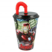 Чаша с картинка avengers в черно Stor 9114 