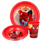 Полипропиленов комплект хранене от 3 части с картинка, Homecoming Spiderman 9128 