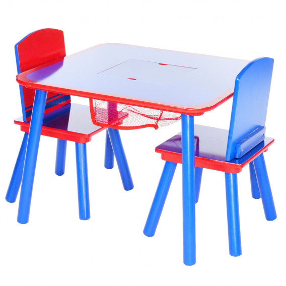Комплект маса и 2 столa Синьо- червен Delta children 92791 2