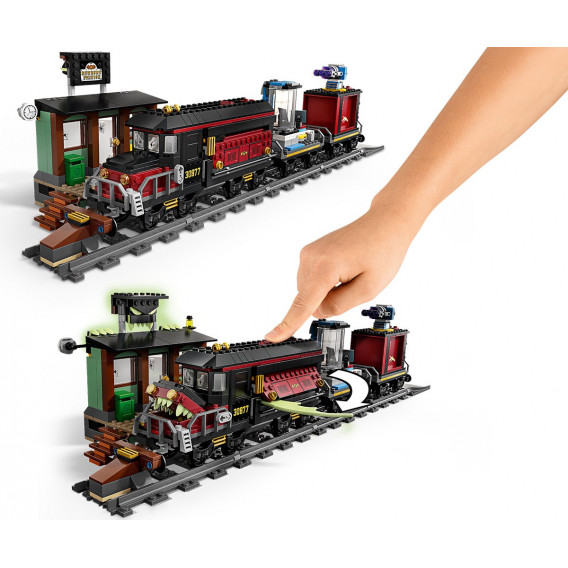 Конструктор - Експресен влак с духове, 679 части Lego 94358 6