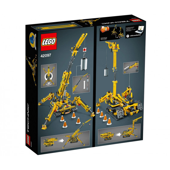Конструктор - Компактен верижен кран, 920 части Lego 94367 2