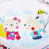 Меламинов комплект за хранене от 3 части, Kimono за момиче, розов Tuc Tuc 94759 2