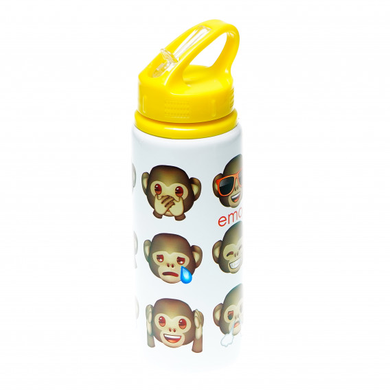 Алуминиева спортна бутилка с картинка, Emoji, 600 мл Stor 95004 3
