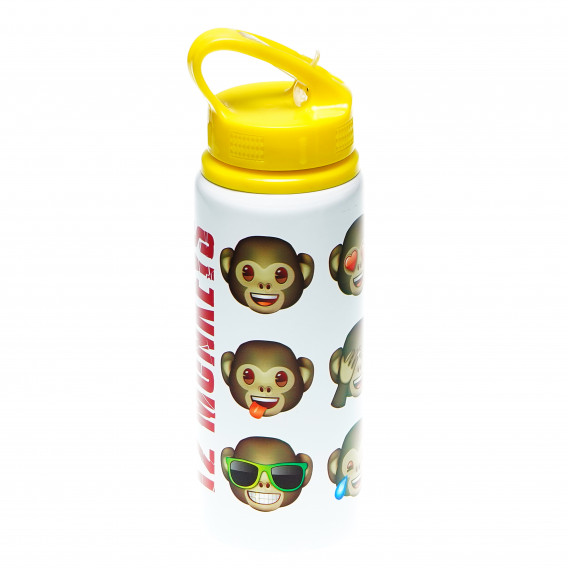 Алуминиева спортна бутилка с картинка, Emoji, 600 мл Stor 95006 5