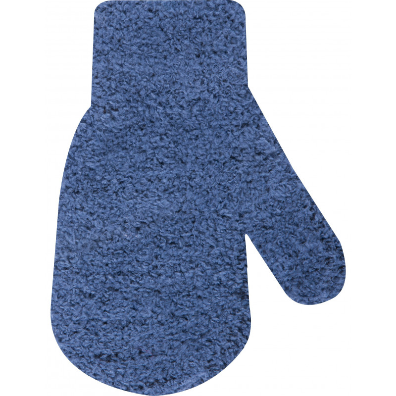 Ръкавици за момче от деликатна материя, сини  9505