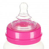 Полипропиленово шише за хранене Minnie Mouse, с биберон 3 капки, 0+ месеца, 360 мл, цвят: розов Minnie Mouse 95333 4